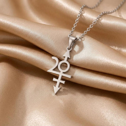 Nibiru Symbol Necklace | 925 Sterling Silver | Cosmic Symbolism | Meaningful Gift
