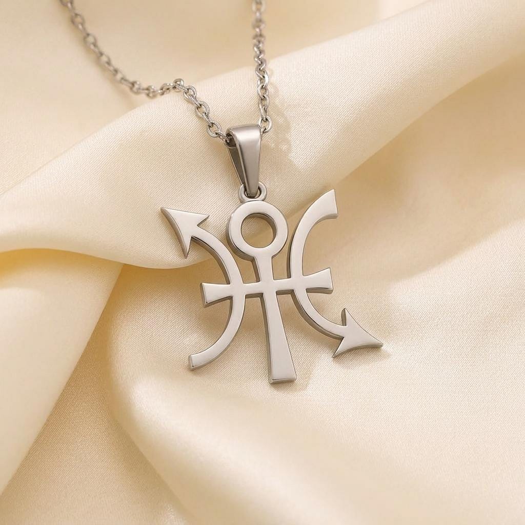 Cetus Symbol Necklace 925 Sterling Silver Handmade Astrological Pendant | Sterling Silver Jewelry | Celestial & Mythological