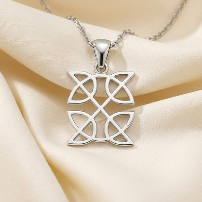 Celtic Knot Necklace, | 925 Sterling Silver for Her | Timeless Celtic Symbolism | Meaningful Gift for Her