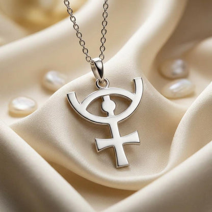 Osiris Necklace (Sterling Silver, Unisex) | Sterling Silver Jewelry | Ancient Egyptian Theme | Meaningful Symbolic Gift