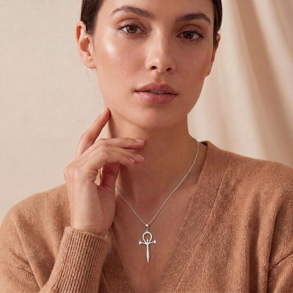 Ankh Necklace | 925 Sterling Silver | Mystical Life Symbol | Meaningful Life Gift