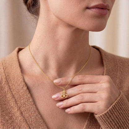 Leviathan Cross Necklace | 925 Sterling Silver | Gothic Alchemy Spiritual | Meaningful Occult Gift