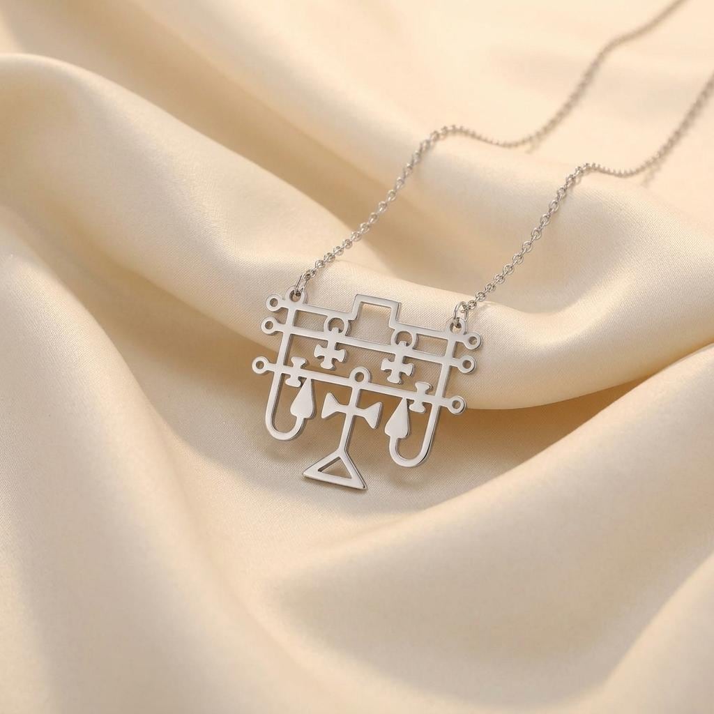 Andras Sigil Necklace | 925 Sterling Silver Unisex | Gothic Occult Talisman | Mystical Protection Gift