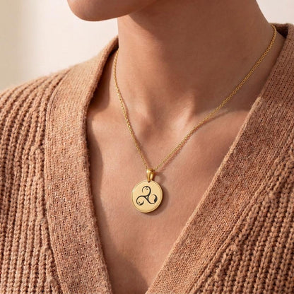 Triskele Medallion Necklace | 925 Sterling Silver Jewelry | Celtic Norse Sacred Geometry | Spiritual Symbol Gift