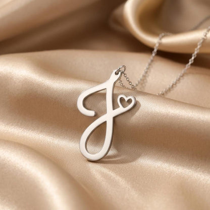 J Initial Necklace | 925 Sterling Silver for Women | Minimal Personalized Letter Jewelry | Meaningful Initial Gift