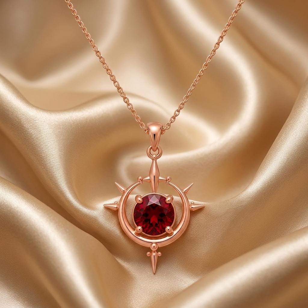 Eclipse Crown Necklace | 925 Sterling Silver | Celestial Sunburst Theme | Meaningful Gift for Her