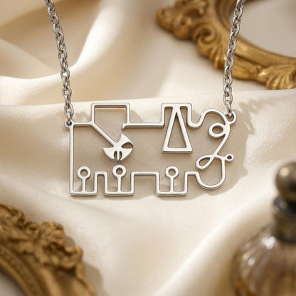 Cimeies Pendant, Goetia Marquis Seal Necklace, Minor Key of Solomon Lemegeton Amulet | 925 Sterling Silver | Esoteric Occult Symbolism