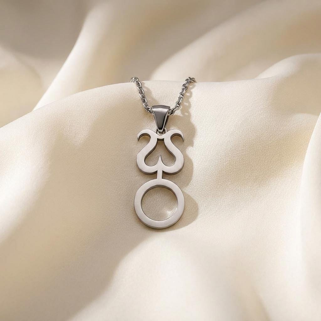 Mitra Symbol Necklace, | 925 Sterling Silver | Spiritual Symbolism | Meaningful Gift for Her
