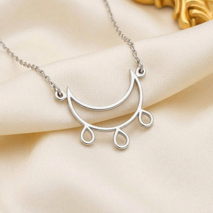 Crescent Moon Necklace, | 925 Sterling Silver | Celestial Minimalist Design | Everyday Wear & Thoughtful Gift