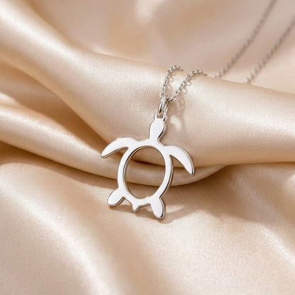 Sea Turtle Necklace | 925 Sterling Silver | Ocean Spirit Jewelry | Meaningful Gift for Beach Lovers