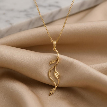 Aurora Vine Necklace | 925 Sterling Silver | Nature Inspired Design | Thoughtful Gift for Her