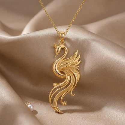 Aurora Swan Pendant | 925 Sterling Silver | Regal Graceful Design | Symbolic Special Occasion Gift
