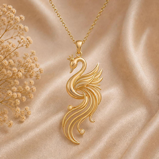 Aurora Swan Pendant | 925 Sterling Silver | Regal Graceful Design | Symbolic Special Occasion Gift