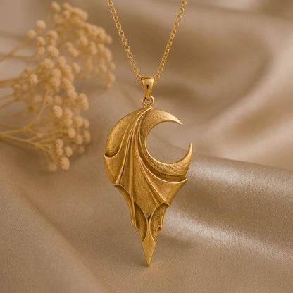 Veiled Eclipse Artifact Pendant | 925 Sterling Silver | Mystical Fantasy Theme | Unique Statement Gift