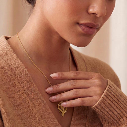 Fossil Hummingbird Halo | 925 Sterling Silver Necklace | Nature Inspired Wildlife Art | Thoughtful Gift for Her