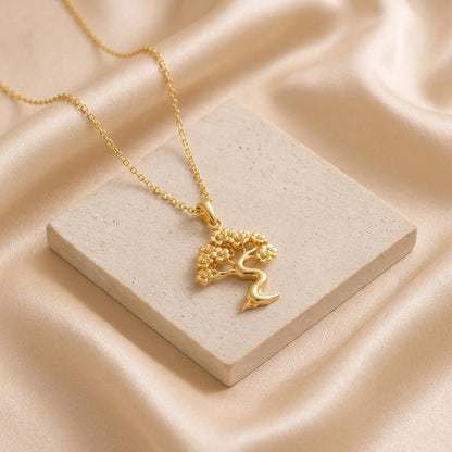Sakura Cloud Bonsai Necklace | 925 Sterling Silver | Nature Inspired Design | Meaningful Gift for Her