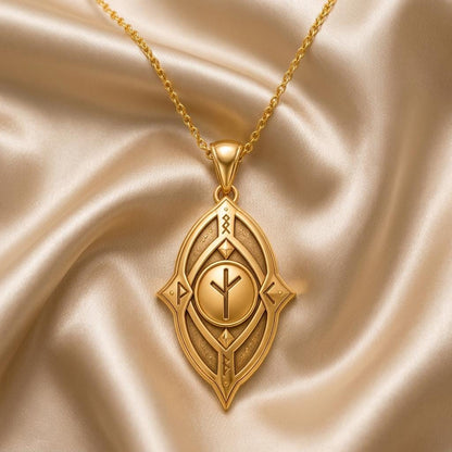 Protective Rune Necklace | 925 Sterling Silver | Norse Mythology Amulet | Gift for Protection