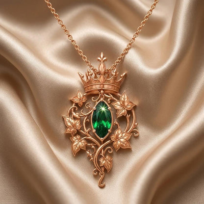 Ivy Queen Necklace | 925 Sterling Silver | Regal Botanical Design | Empowerment Gift