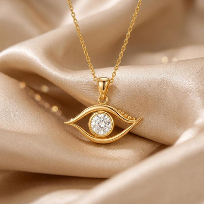 Celestial Eye Pendant | 925 Sterling Silver | Protection Amulet Style | Meaningful Protection Gift