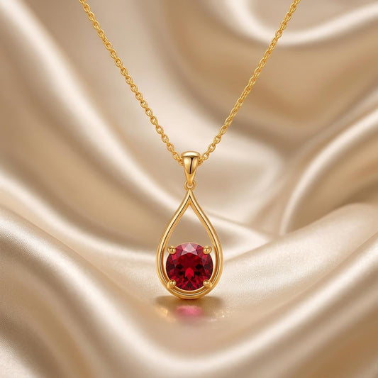 Divine Tear Necklace | 925 Sterling Silver | Elegant Teardrop Design | Special Occasion Gift