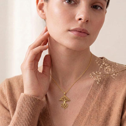 Banyan Root Bonsai Pendant | 925 Sterling Silver Jewelry | Nature Inspired Design | Unique Birthday Gift