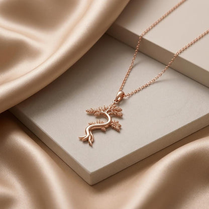 Juniper Flame Pendant | 925 Sterling Silver | Nature-Inspired Botanical | Meaningful Growth Gift