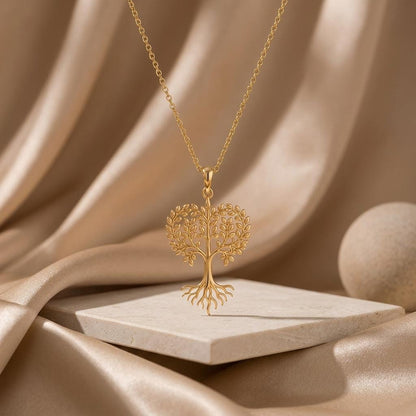 Acacia Wind Necklace | 925 Sterling Silver | Tree of Life Design | Symbolic Gift