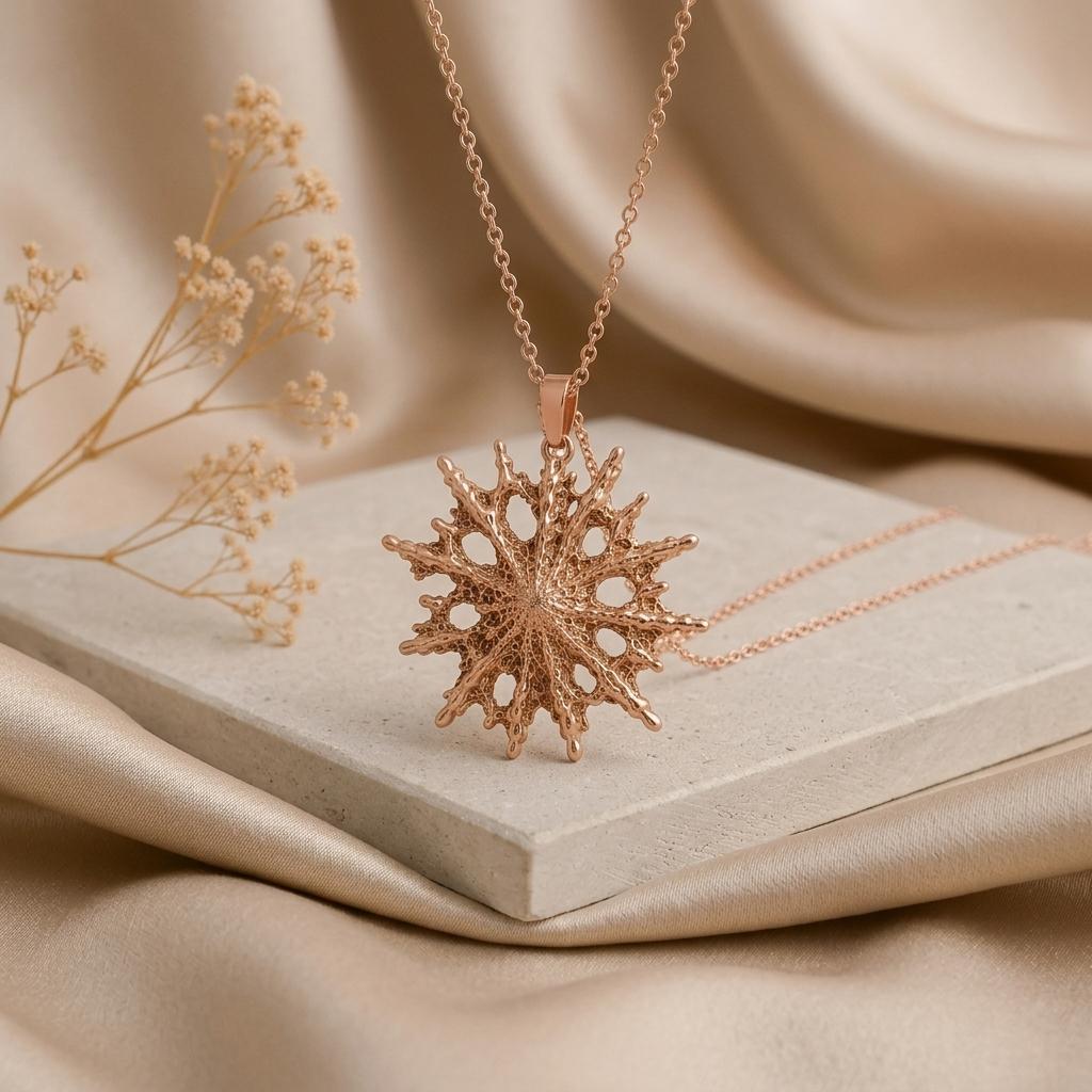 Rigel Star Pendant Necklace | 925 Sterling Silver for Her | Intricate Celestial Star Theme | Meaningful Gift for Loved Ones