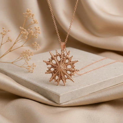 Rigel Star Pendant Necklace | 925 Sterling Silver for Her | Intricate Celestial Star Theme | Meaningful Gift for Loved Ones