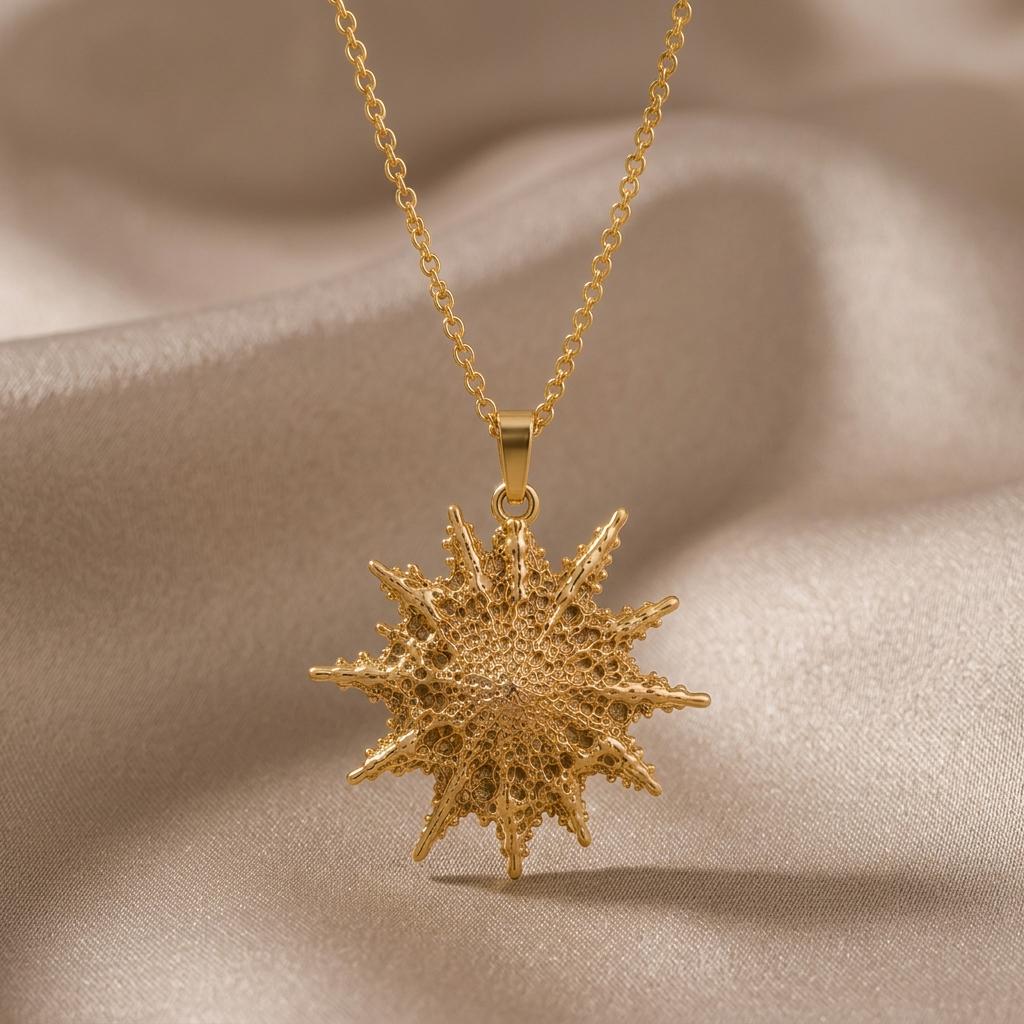 SN 1054 Supernova Pendant Necklace | Sterling Silver | Celestial Starburst | Thoughtful Gift