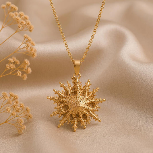 Procyon Star Pendant Necklace | Sterling Silver Necklace | Celestial Starburst Design | Meaningful Gift for Her