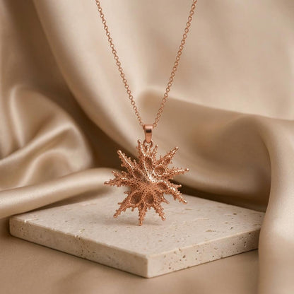 Regulus Star Pendant Necklace | 925 Sterling Silver | Celestial Organic Design | Thoughtful Gift for Her