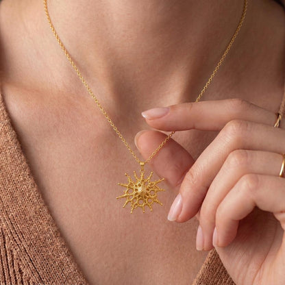 Dubhe Star Pendant Necklace | 925 Sterling Silver for Women | Intricate Celestial Star Design | Thoughtful Gift for Her