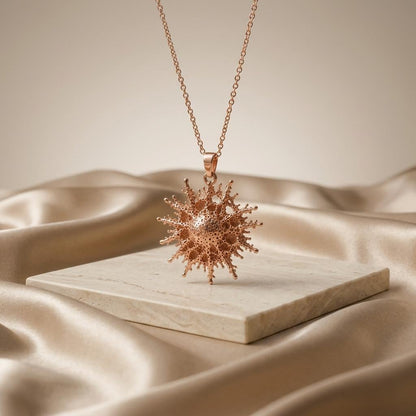 Merak Star Pendant Necklace | 925 Sterling Silver | Intricate Celestial Design | Unique Gift for Her