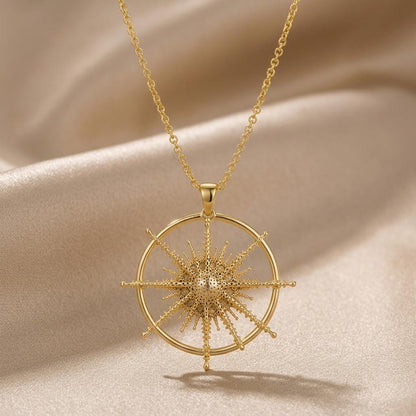 Hamal Star Pendant Necklace | 925 Sterling Silver | Celestial Compass Style | Meaningful Keepsake Gift