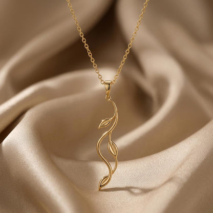 Aurora Vine Necklace | 925 Sterling Silver | Nature Inspired Design | Thoughtful Gift for Her