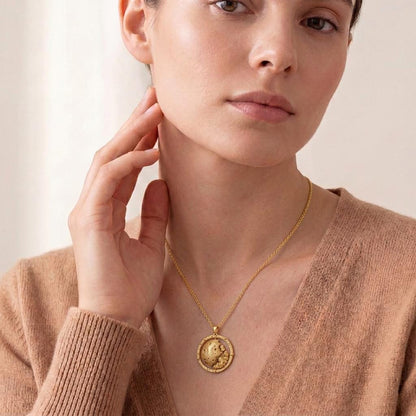 Pallas Asteroid Pendant Necklace | 925 Sterling Silver | Celestial Cosmic Theme | Unique Astronomy Gift