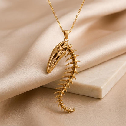 Whale Spine Relic pendant | 925 Sterling Silver | Oceanic Relic Style | Unique Nature Gift