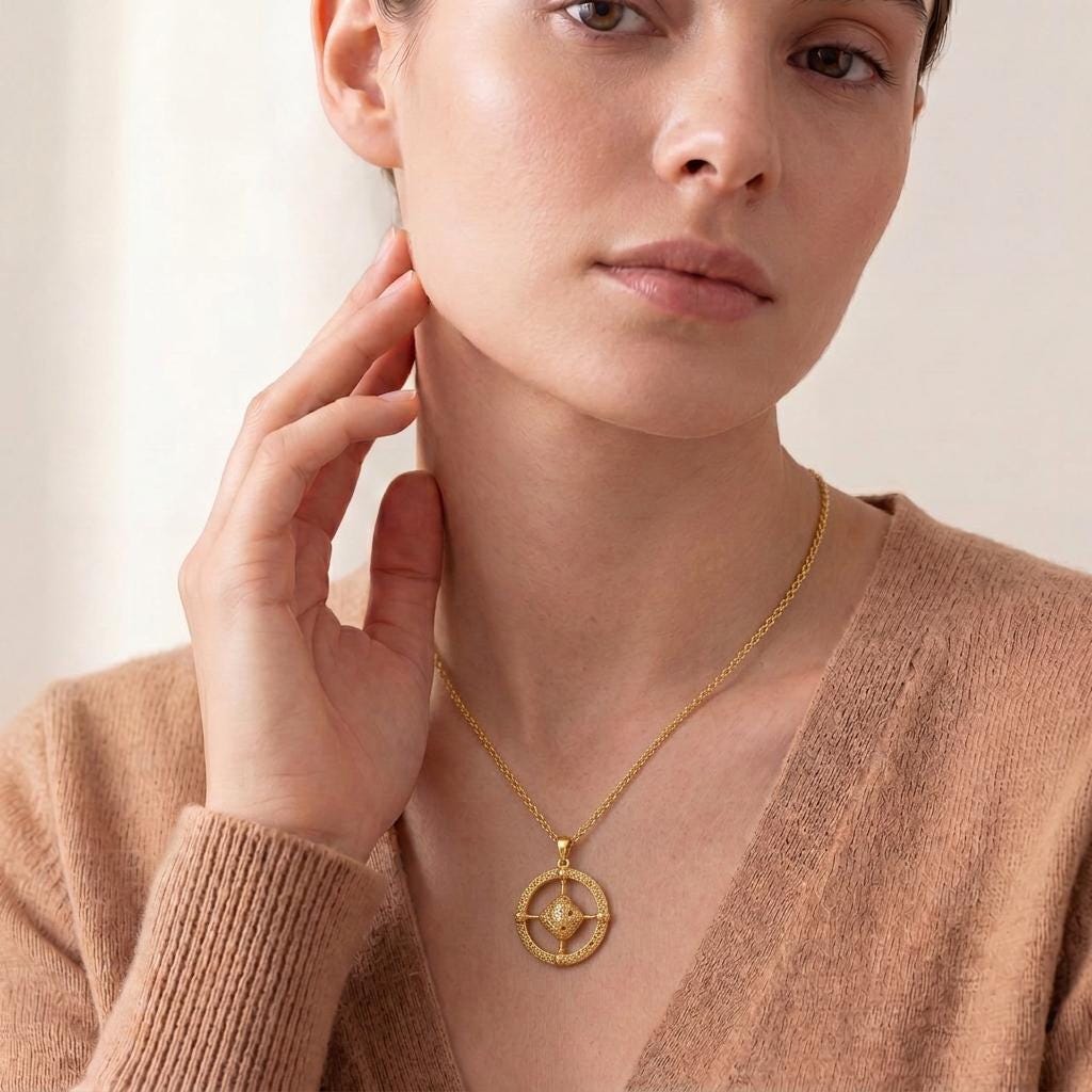 Ida Asteroid Pendant Necklace | 925 Sterling Silver | Celestial Space Theme | Unique Gift for Her