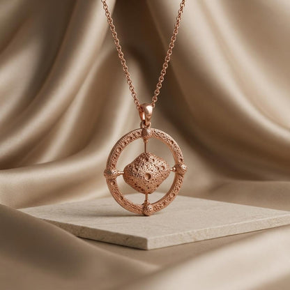 Gaspra Asteroid Pendant Necklace | Sterling Silver | Cosmic & Celestial | Gift for Space Lovers