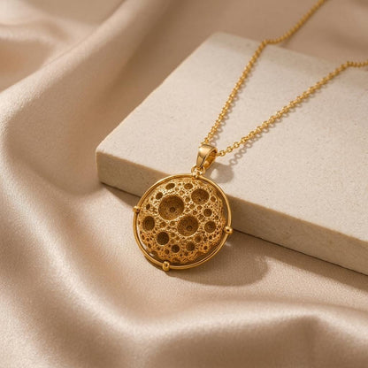 Mathilde Asteroid Pendant Necklace | 925 Sterling Silver | Celestial Astronomy Theme | Meaningful Gift for Her