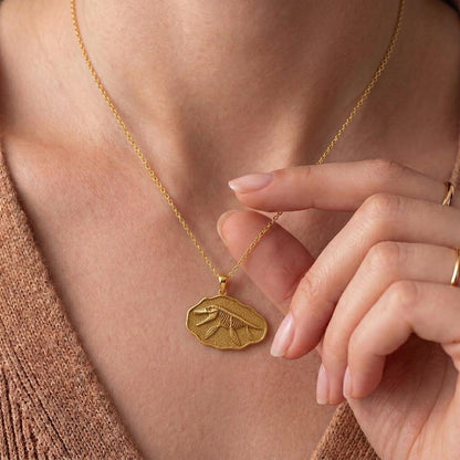 Mosasaurus Fossil Pendant Necklace | 925 Sterling Silver | Prehistoric Fossil Design | Gift for Dinosaur Lovers