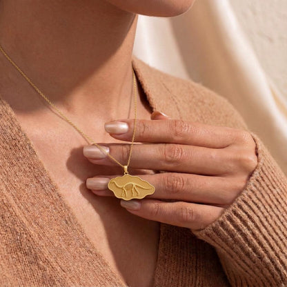 Diplodocus Fossil Pendant Necklace | Dinosaur Lover's Jewelry | Prehistoric Fossil Theme | Unique Gift for Dino Enthusiasts