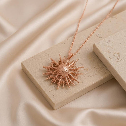 Shaula Star Pendant Necklace | Gold Plated 925 Silver | Celestial Intricate Design | Special Occasion Gift