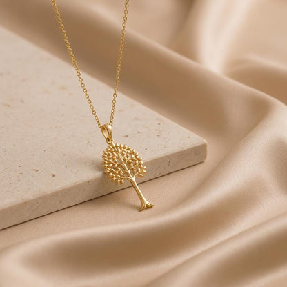 Aspen Glow Pendant | 925 Sterling Silver | Tree of Life Design | Meaningful Gift