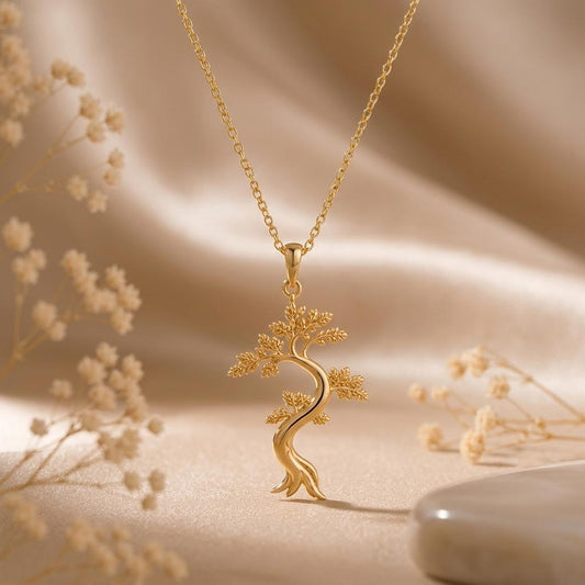 Juniper Flame Pendant | 925 Sterling Silver | Nature-Inspired Botanical | Meaningful Growth Gift
