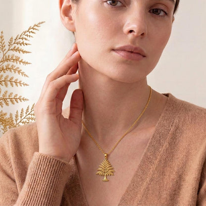 Fern Tree Pendant | 925 Sterling Silver | Nature Inspired | Thoughtful Gift