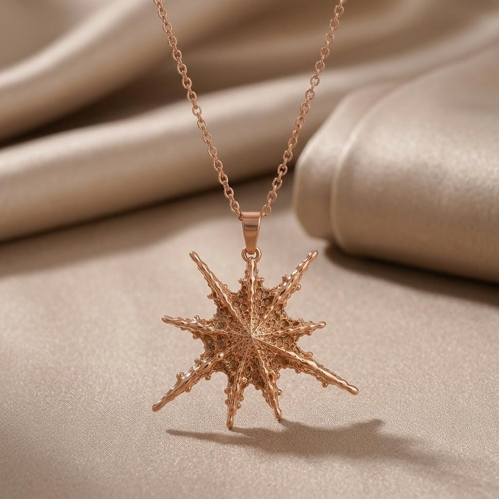 Altair Star Pendant Necklace | 925 Sterling Silver | Celestial Star Design | Thoughtful Gift for Her