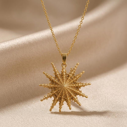 Deneb Star Pendant Necklace | 925 Sterling Silver for Women | Intricate Filigree Star | Meaningful Celestial Gift