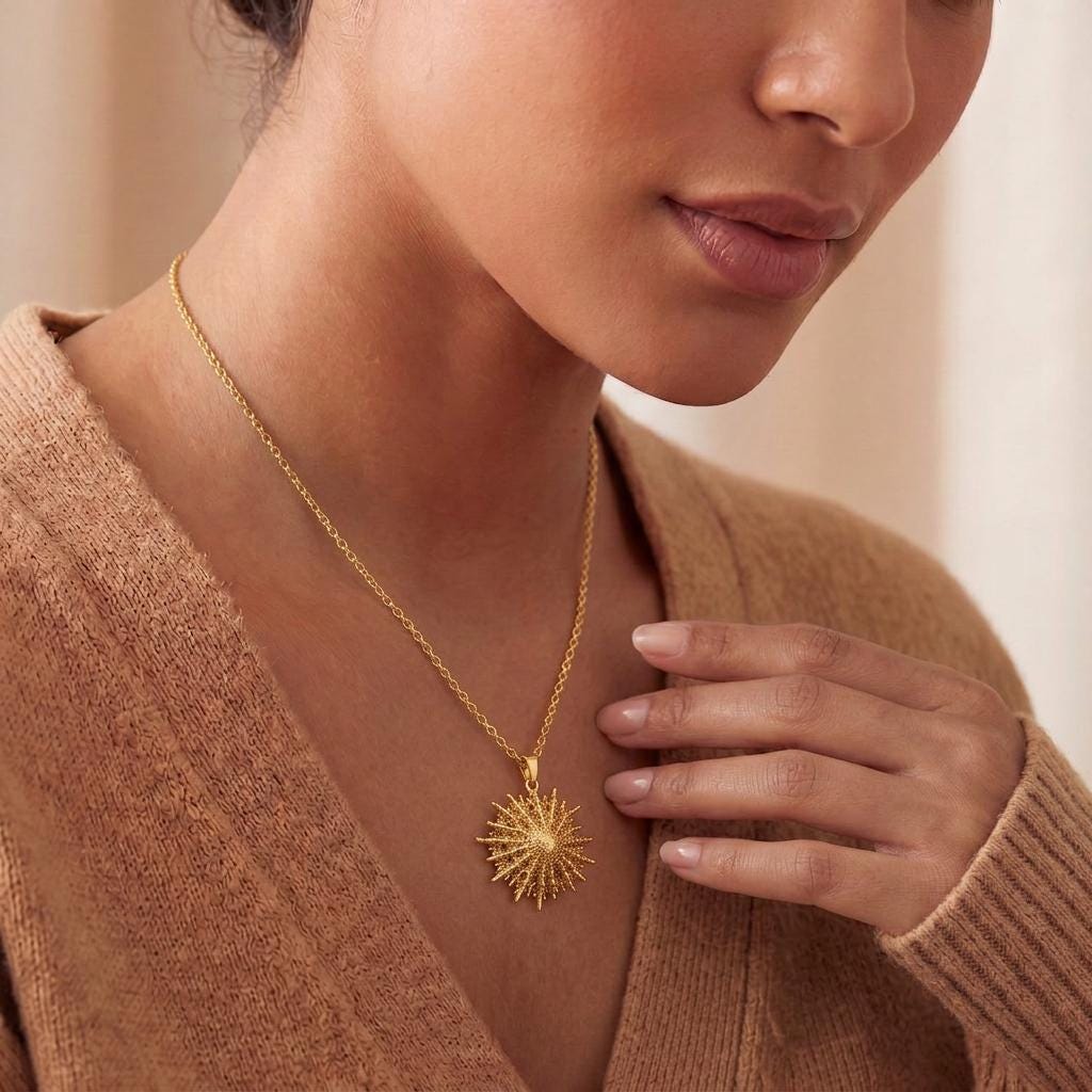 Antares Star Pendant Necklace | 925 Sterling Silver | Celestial Theme | Thoughtful Gift